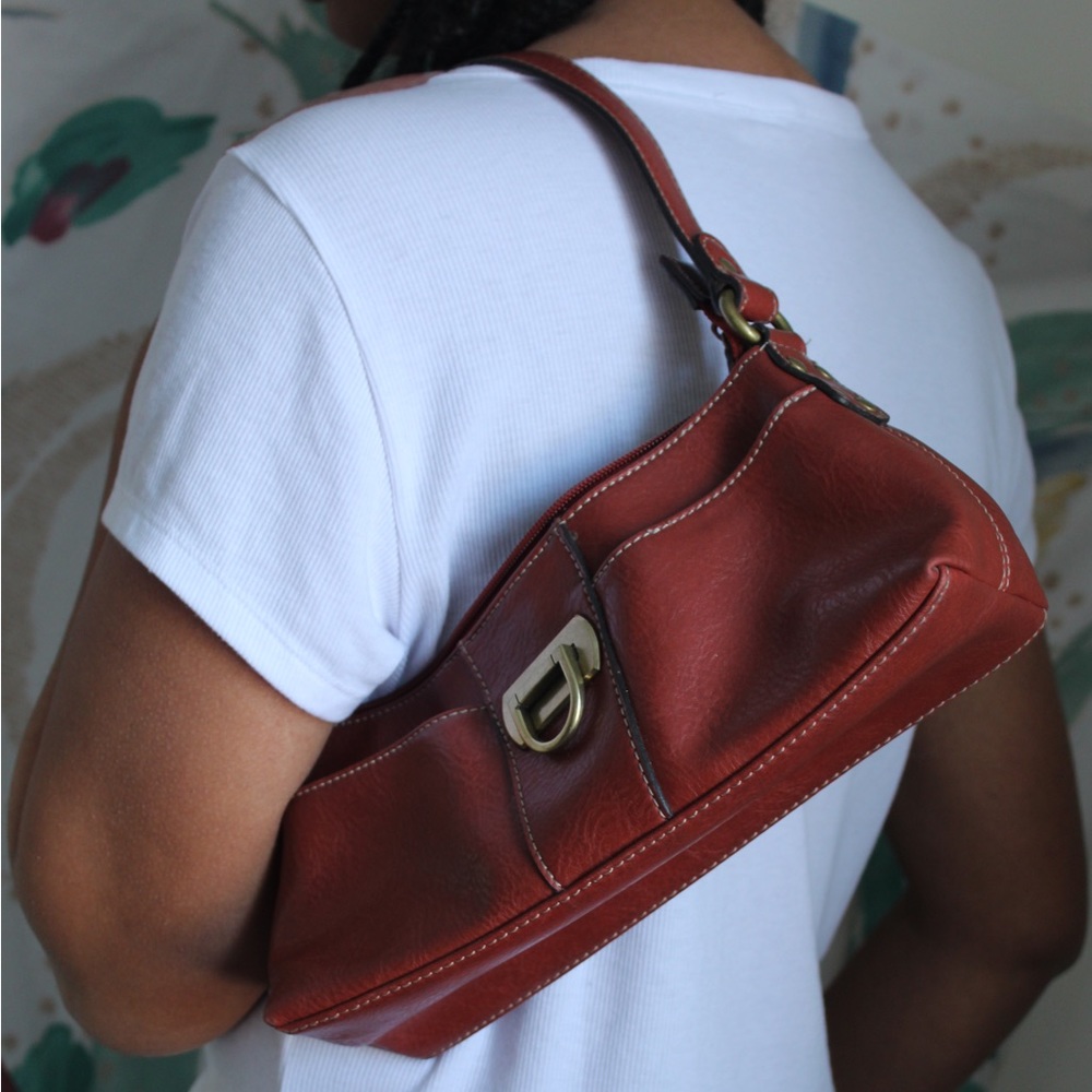 Vintage Nine West burnt orange Shoulder Bag